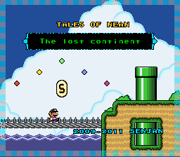Super Mario World - Tales of Nean Title Screen